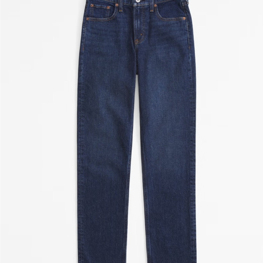 Abercrombie & Fitch Blue Straight Leg Jeans Timeless Style